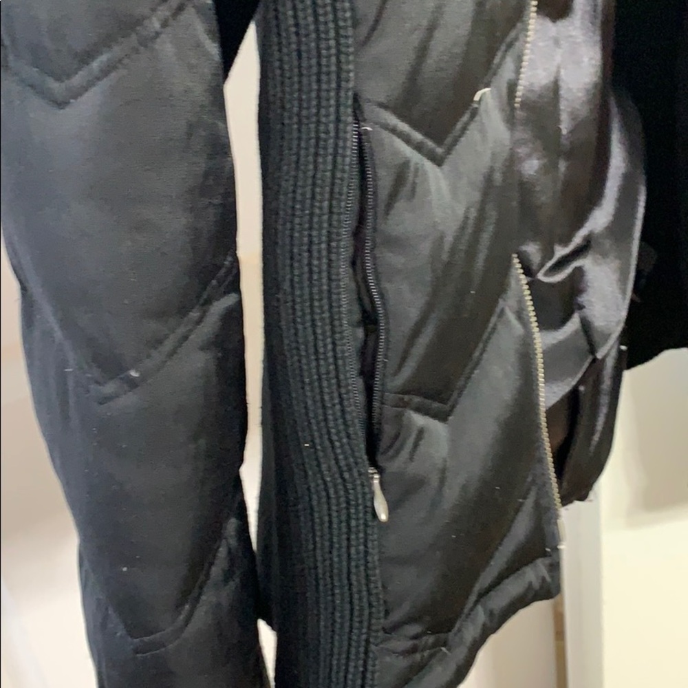 Black fur collar Bebe jacket - Picture 7 of 8